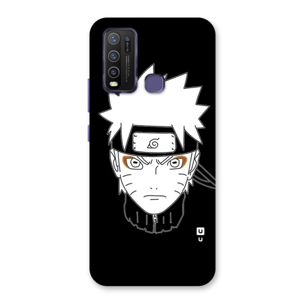 Naruto Black and White Art Back Case for Vivo Y30