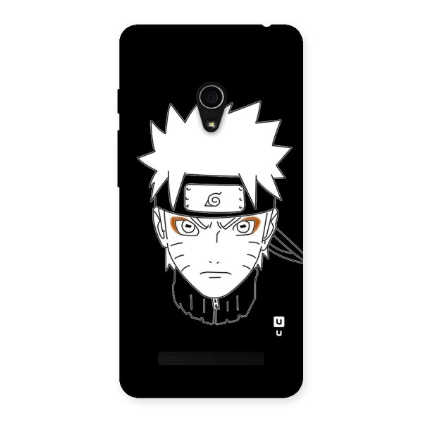 Naruto Black and White Art Back Case for Zenfone 5