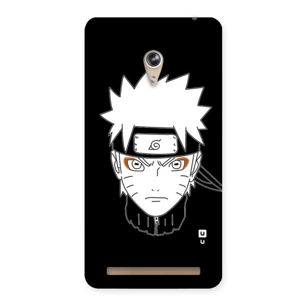 Naruto Black and White Art Back Case for Zenfone 6