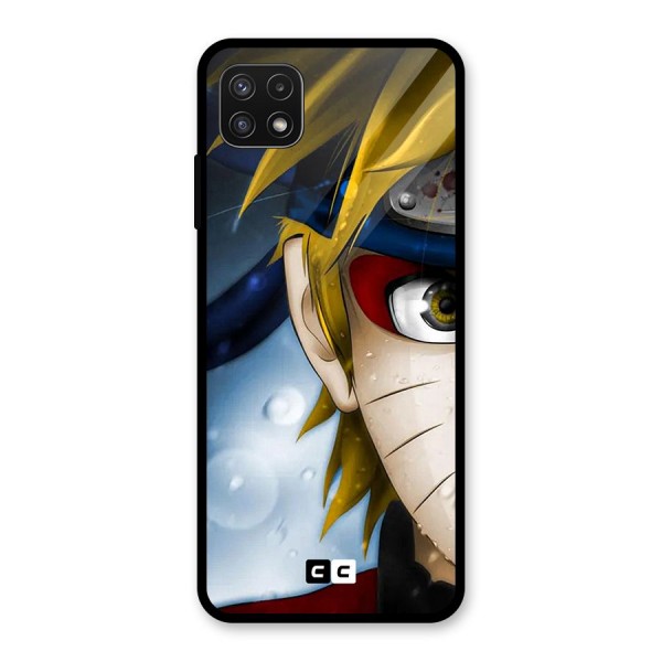 Naruto Facing Glass Back Case for Galaxy A22 5G