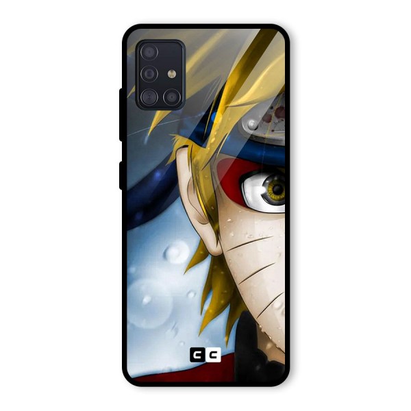 Naruto Facing Glass Back Case for Galaxy A51