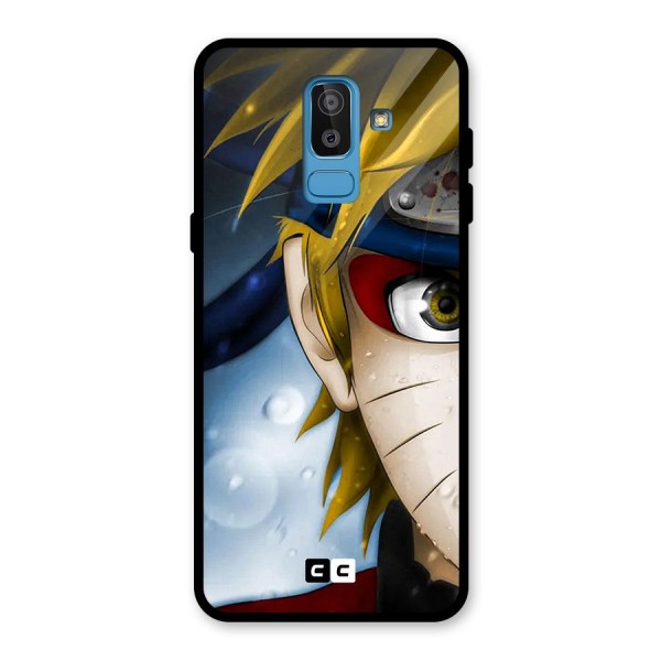 Naruto Facing Glass Back Case for Galaxy J8