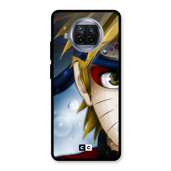 Naruto Facing Glass Back Case for Mi 10i