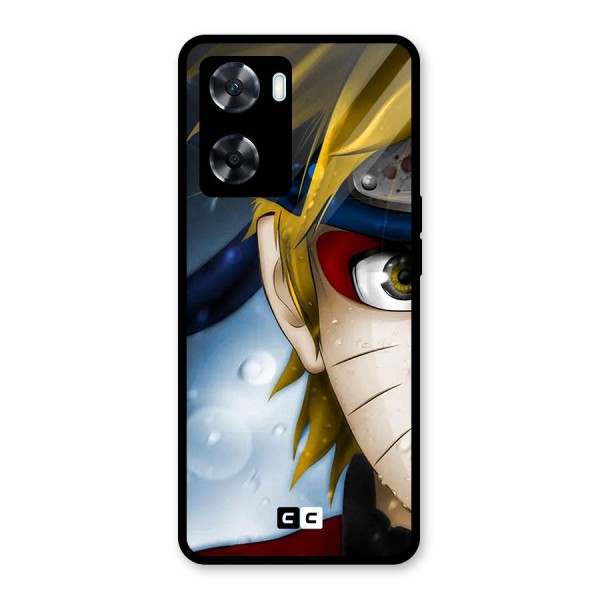 Naruto Facing Glass Back Case for Oppo A77s