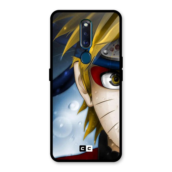 Naruto Facing Glass Back Case for Oppo F11 Pro