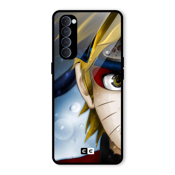 Naruto Facing Glass Back Case for Oppo Reno4 Pro