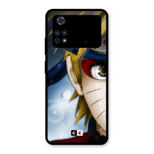 Naruto Facing Glass Back Case for Poco M4 Pro 4G