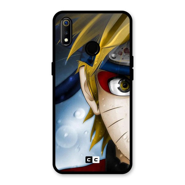 Naruto Facing Glass Back Case for Realme 3