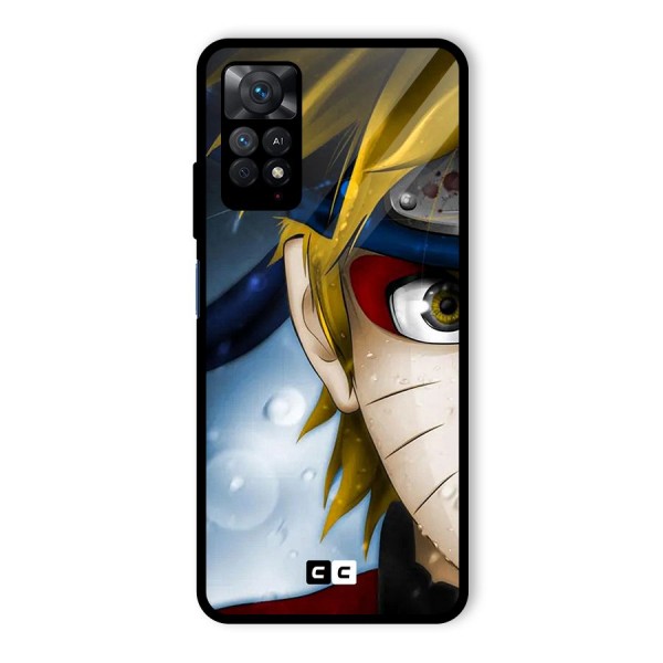 Naruto Facing Glass Back Case for Redmi Note 11 Pro