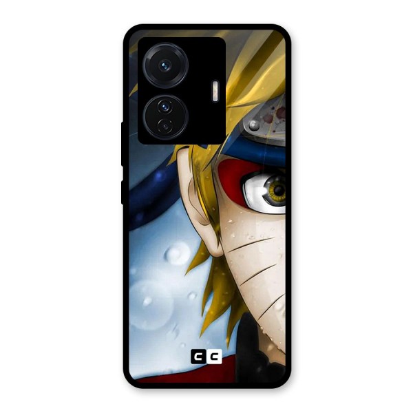 Naruto Facing Glass Back Case for Vivo T1 Pro