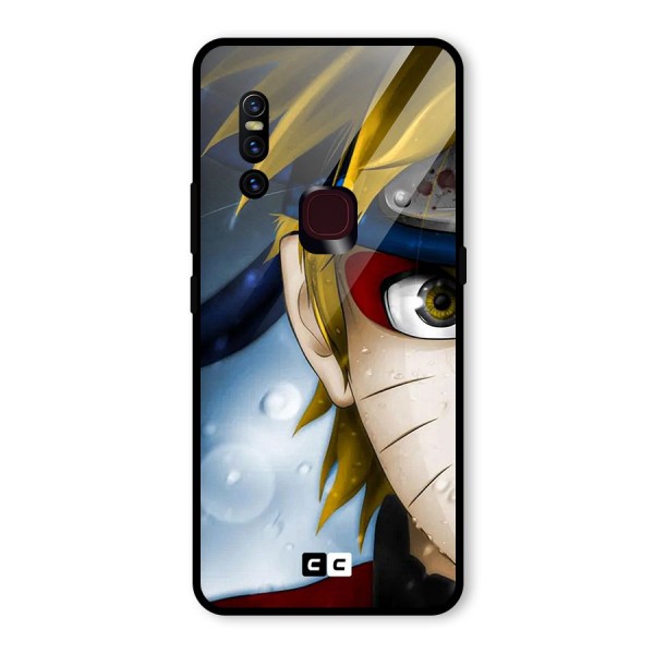 Naruto Facing Glass Back Case for Vivo V15