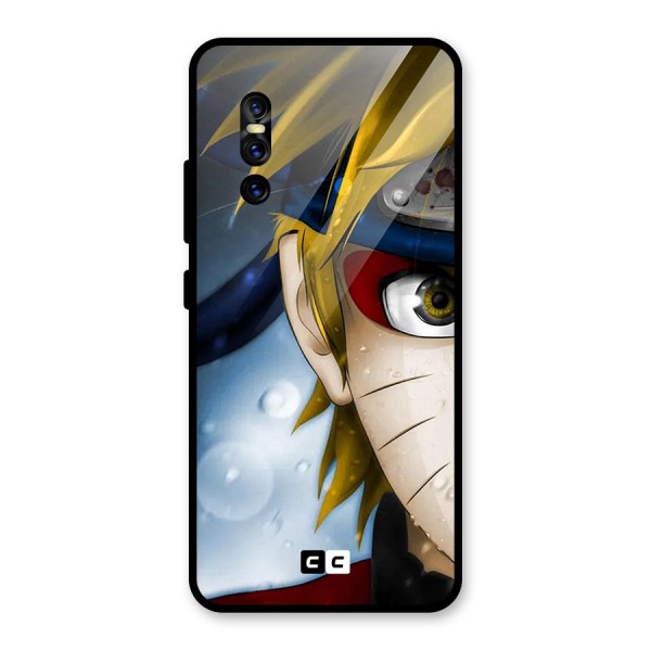 Naruto Facing Glass Back Case for Vivo V15 Pro