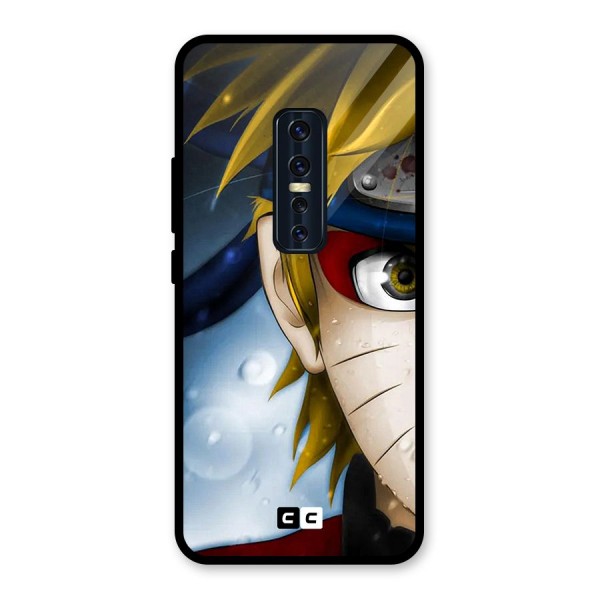 Naruto Facing Glass Back Case for Vivo V17 Pro