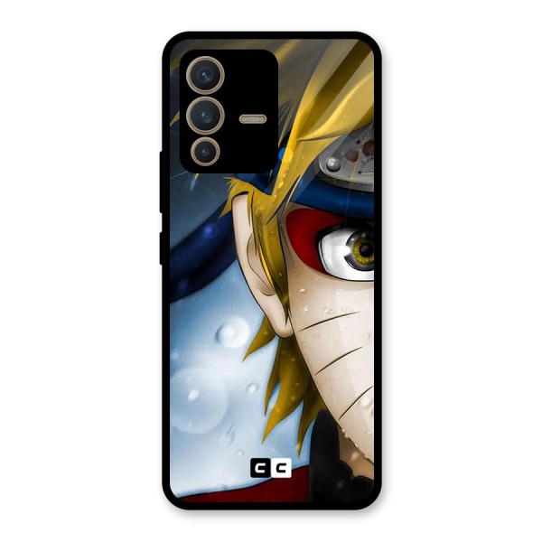 Naruto Facing Glass Back Case for Vivo V23 5G