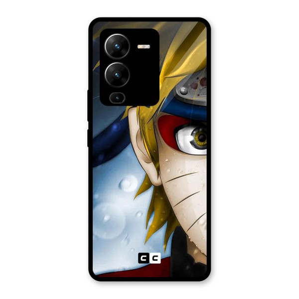 Naruto Facing Glass Back Case for Vivo V25 Pro