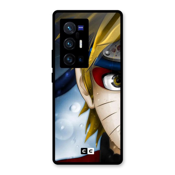 Naruto Facing Glass Back Case for Vivo X70 Pro Plus