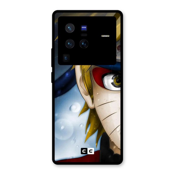 Naruto Facing Glass Back Case for Vivo X80 Pro