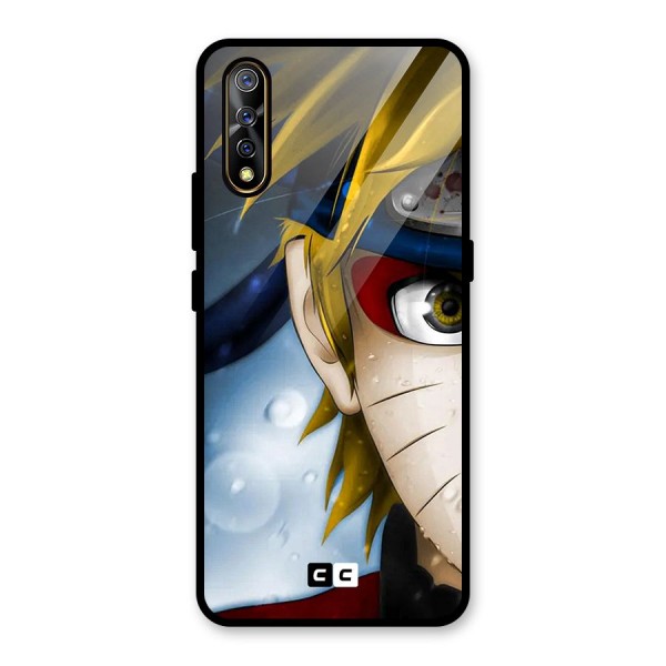 Naruto Facing Glass Back Case for Vivo Z1x