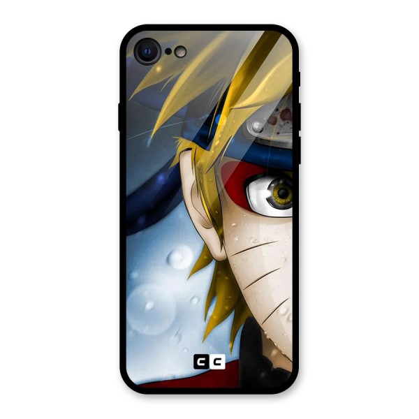 Naruto Facing Glass Back Case for iPhone 8