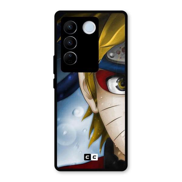 Naruto Facing Metal Back Case for Vivo V27 Pro