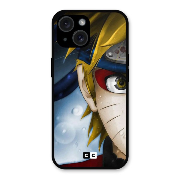 Naruto Facing Metal Back Case for iPhone 15