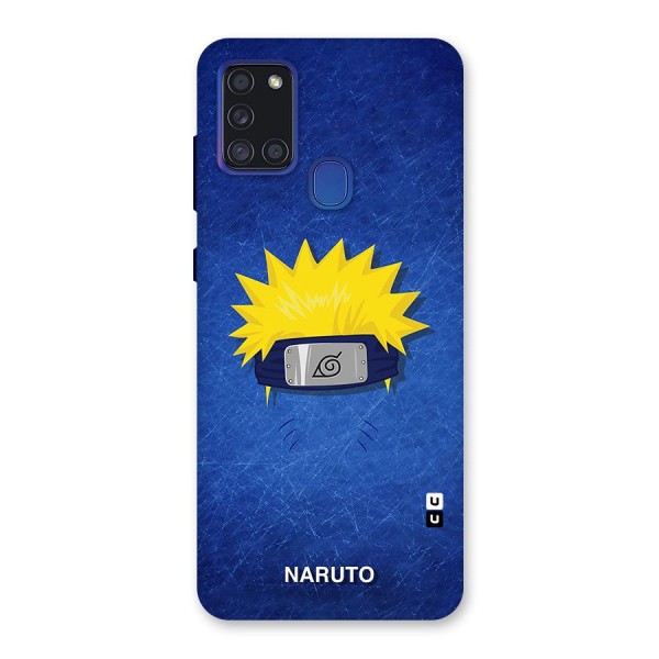 Naruto Headband Minimal Back Case for Galaxy A21s