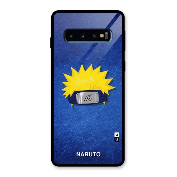 Naruto Headband Minimal Glass Back Case for Galaxy S10