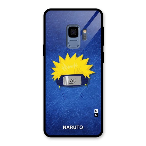 Naruto Headband Minimal Glass Back Case for Galaxy S9