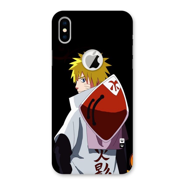 Naruto Hokage Back Case for iPhone XS Logo Cut