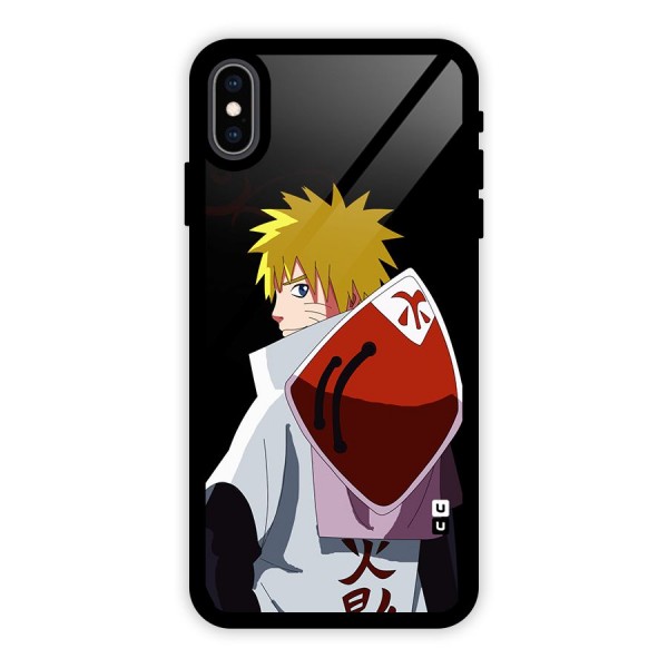 Naruto Hokage Glass Back Case for iPhone XS Max