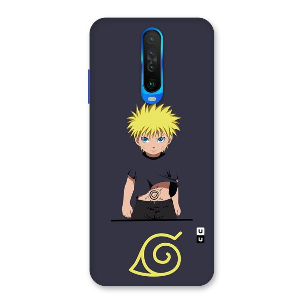 Naruto Kid Back Case for Poco X2