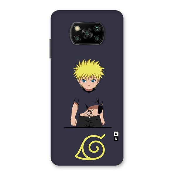 Naruto Kid Back Case for Poco X3