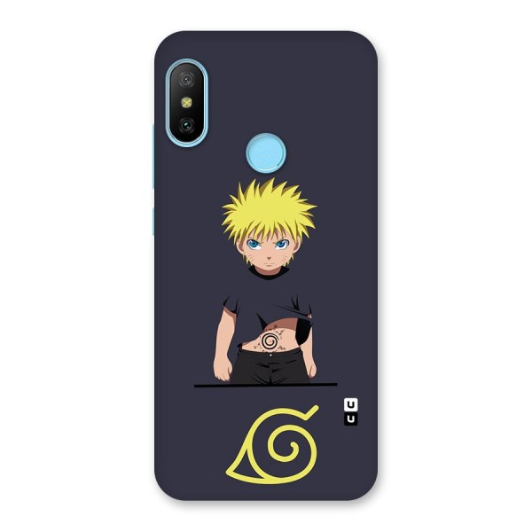 Naruto Kid Back Case for Redmi 6 Pro