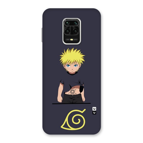 Naruto Kid Back Case for Redmi Note 9 Pro