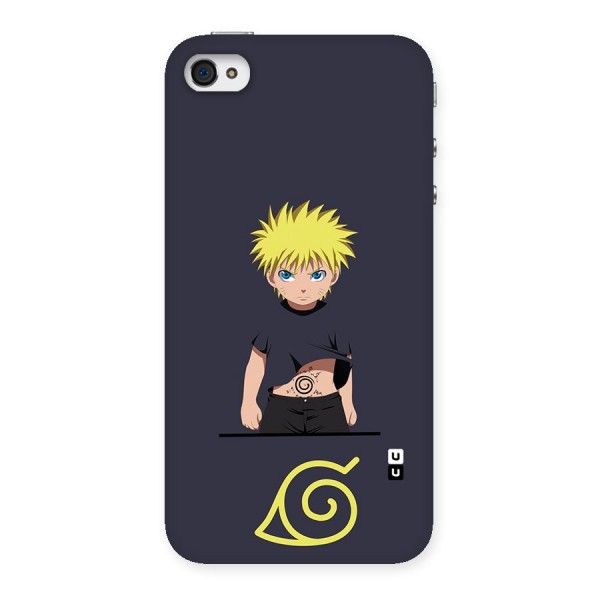 Naruto Kid Back Case for iPhone 4 4s