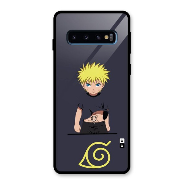 Naruto Kid Glass Back Case for Galaxy S10