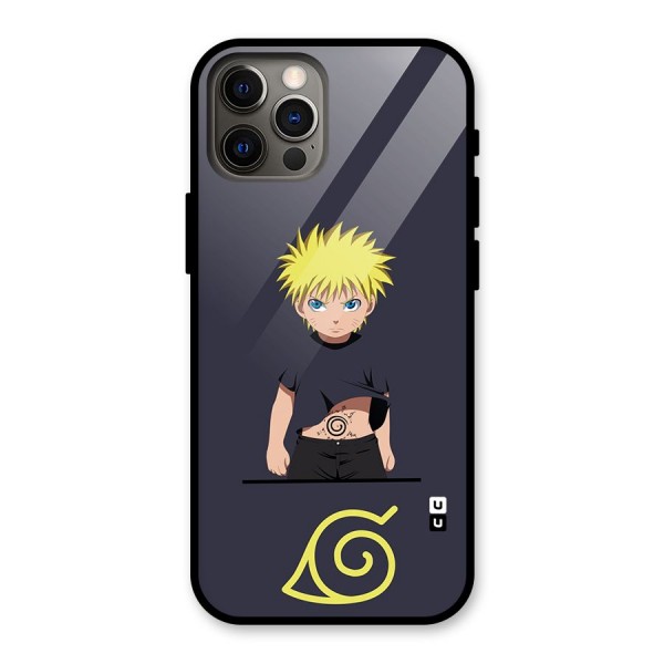 Naruto Kid Glass Back Case for iPhone 12 Pro