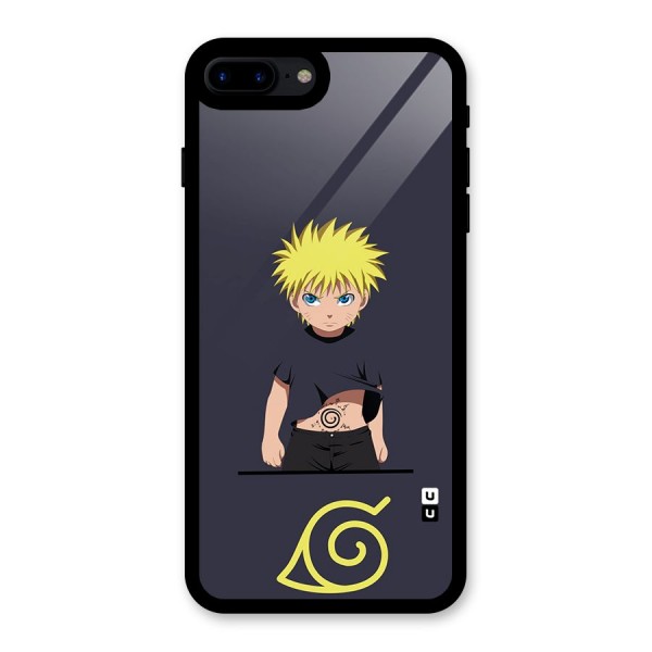 Naruto Kid Glass Back Case for iPhone 7 Plus