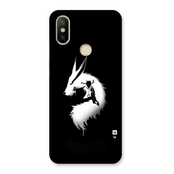 Naruto Kurama Mode Back Case for Mi A2