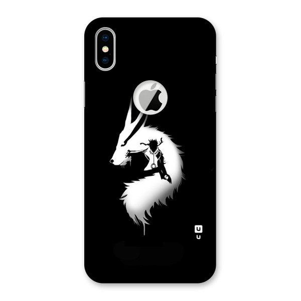 Naruto Kurama Mode Back Case for iPhone XS Logo Cut