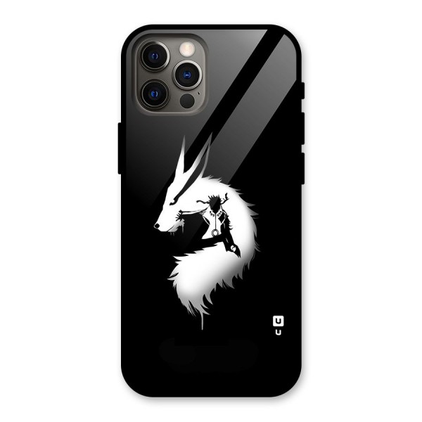 Naruto Kurama Mode Glass Back Case for iPhone 12 Pro