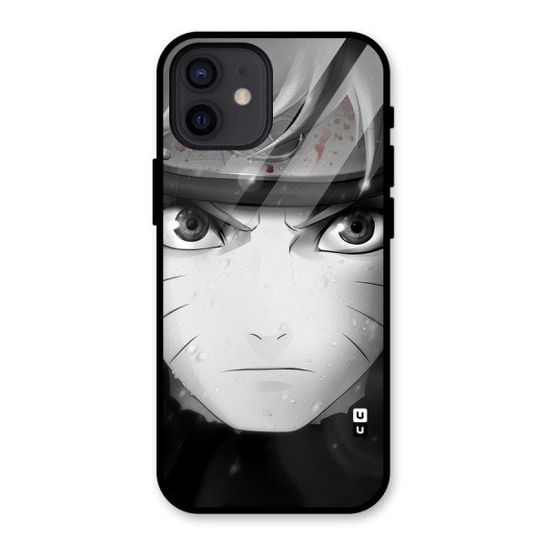 Naruto Monochrome Glass Back Case for iPhone 12