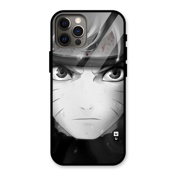 Naruto Monochrome Glass Back Case for iPhone 12 Pro