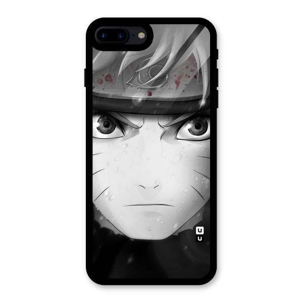 Naruto Monochrome Glass Back Case for iPhone 7 Plus