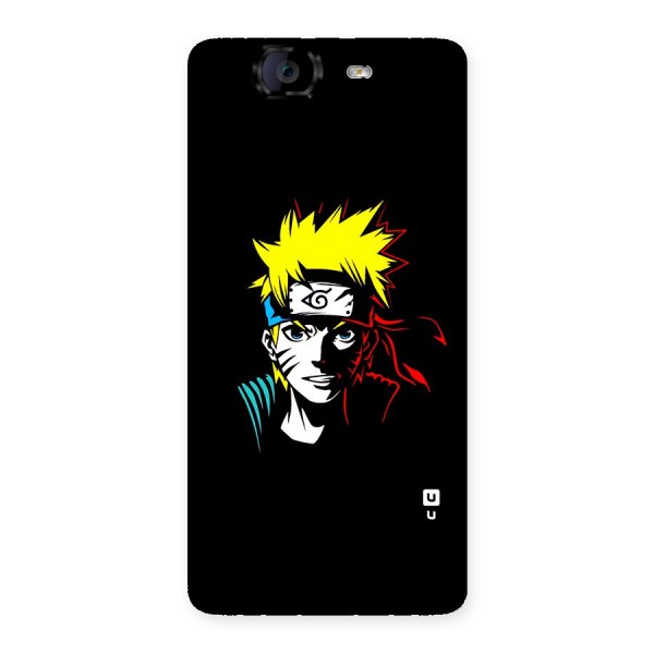 Naruto Pen Sketch Art Back Case for Canvas Knight A350