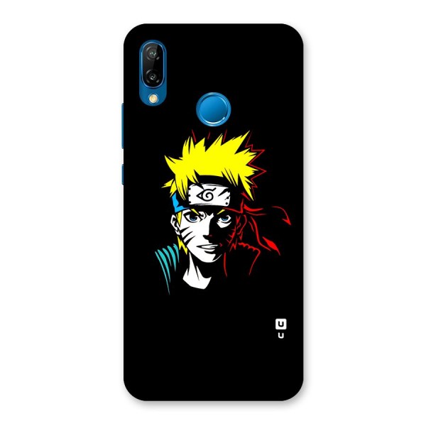 Naruto Pen Sketch Art Back Case for Huawei P20 Lite