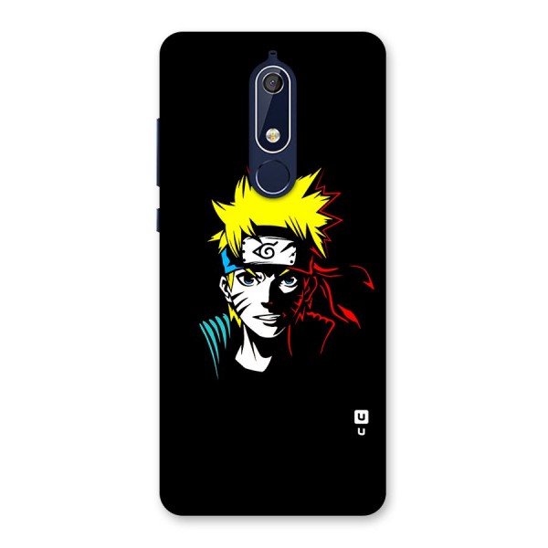 Naruto Pen Sketch Art Back Case for Nokia 5.1