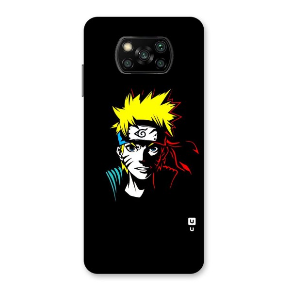 Naruto Pen Sketch Art Back Case for Poco X3