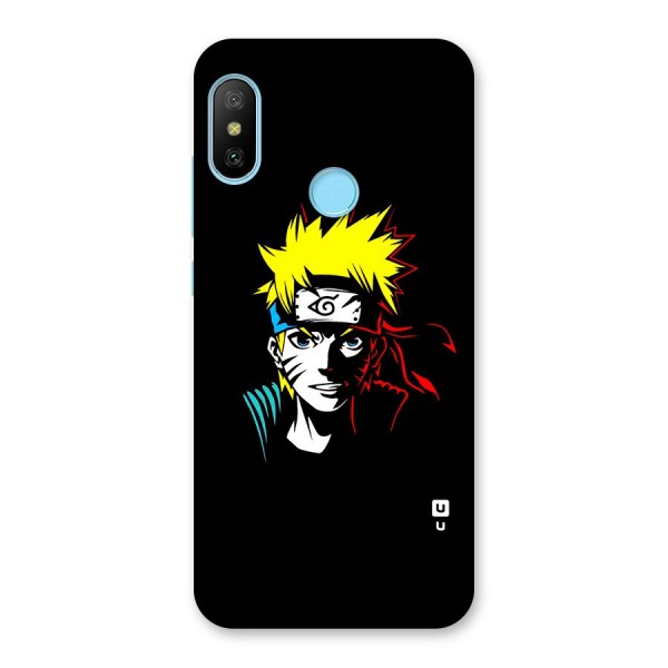 Naruto Pen Sketch Art Back Case for Redmi 6 Pro