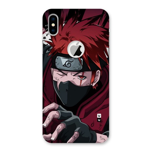 Naruto Ready Action Back Case for iPhone XS Logo Cut